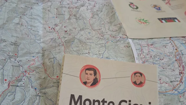 Mappa del Parco Culturale della Memoria di Monte Giovi