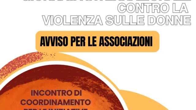 Incontro di Coordinamento per la Giornata internazionale per l'eliminazione della violenza contro le donne