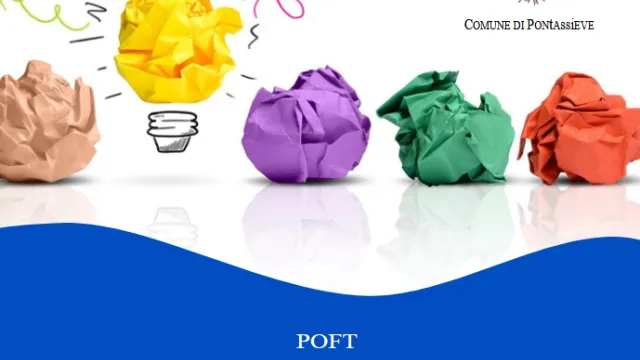 Pontassieve. Pubblicato il nuovo POFT 2025-2027