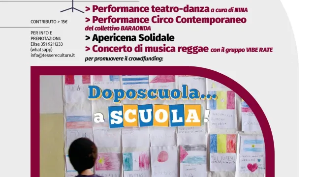 Doposcuola a scuola. Pontassieve 19/10/2025