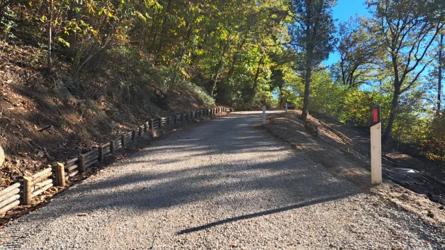 Pontassieve, 11/12/2025. Riaperta al traffico via del Sasso dopo i lavori di consolidamento della frana