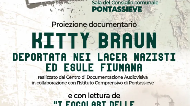 La Memoria di Kitty Braun. Pontassieve 27 febbraio 2026