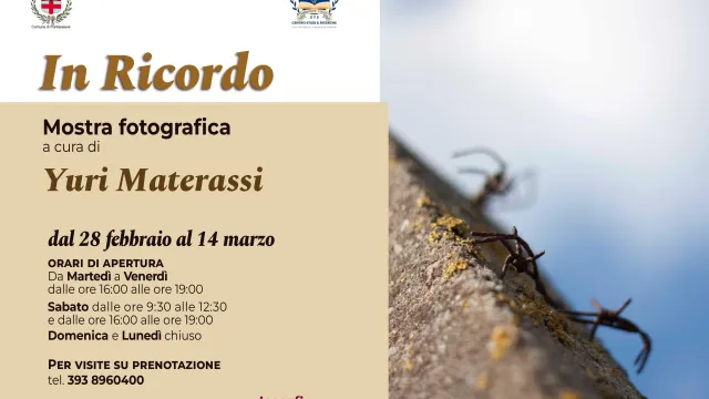 locandina MOSTRA In ricordo