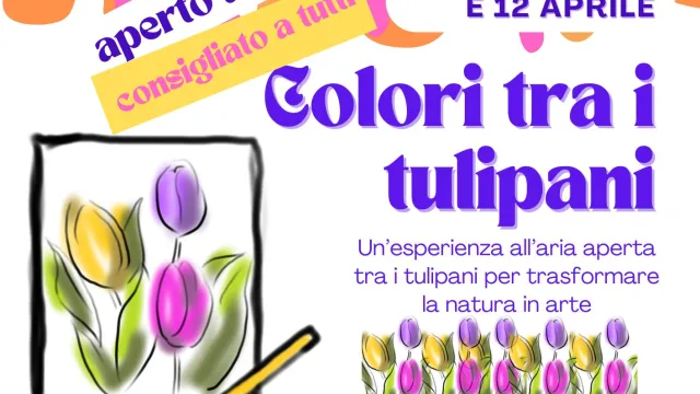 Colori tra i tulipani