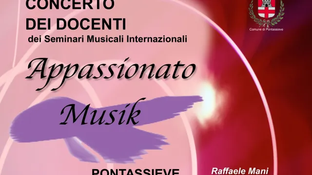 Appassionato Musik. Concerto dei docenti dei Seminari Musicali Internazionali. Pontassieve 29/03/2026