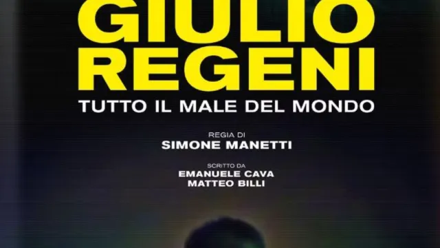 "Giulio Regeni - Tutto il male del mondo" Locandina