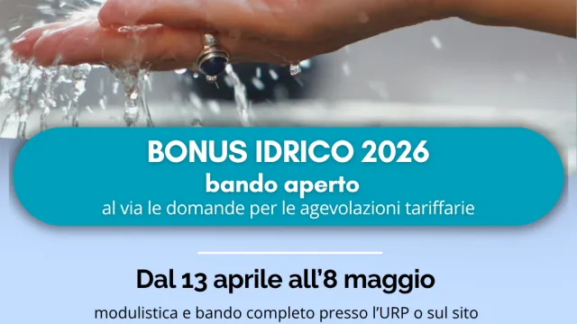 Pontassieve, Bonus idrico 2026