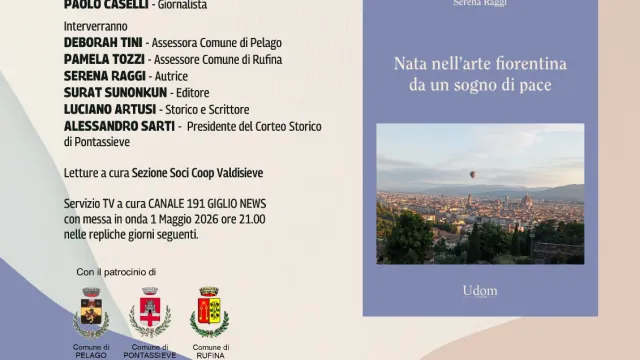 Nata nell’arte fiorentina da un sogno di pace. Pontassieve 28 aprile 2026