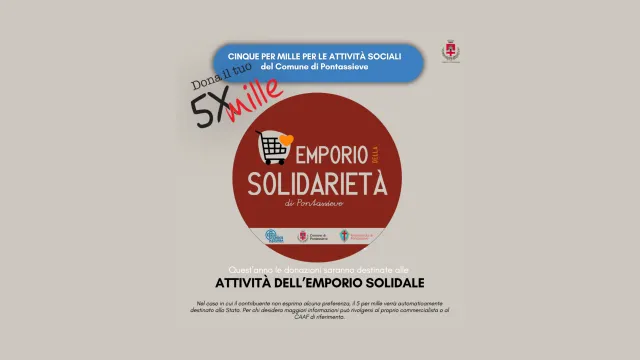 Il 5 per mille per le attività sociali del Comune di Pontassieve