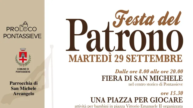 Festa del Patrono. Pontassieve 29/09/2026