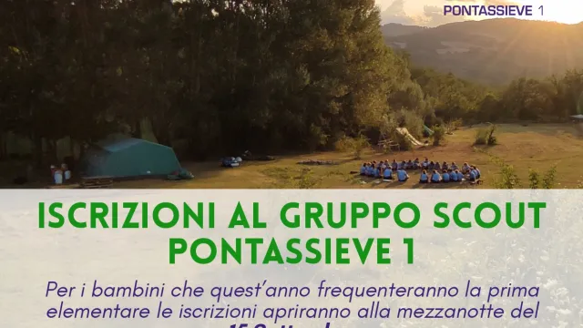 iscrizioni gruppo scout pontassieve