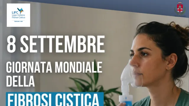 Fibrosi cistica, a Pontassieve il Palazzo comunale si colora di blu