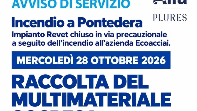 Plures Alia. Raccolta di multimateriale sospesa. Pontassieve 28/11/2026