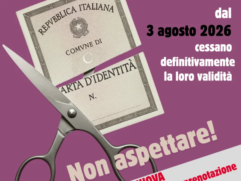 Carta d’identità elettronica: apertura straordinaria lunedì 30 marzo