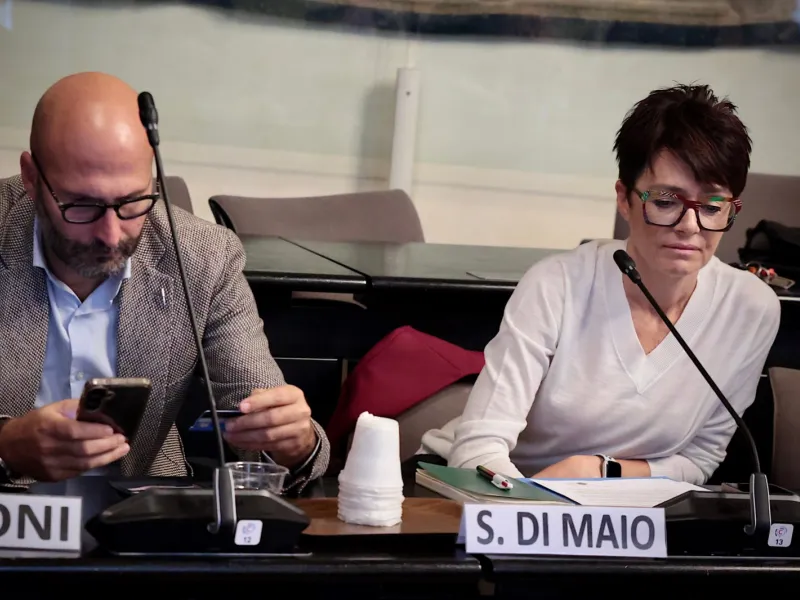 I consiglieri metropolitani Carlo Boni e Sara Di Maio