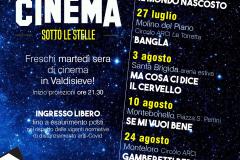Locandina cinema sotto le stelle 2021