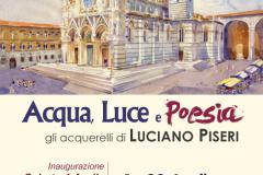 Acqua, luce e poesia: mostra di acquerelli di Luciano Piseri. Pontassieve, 1-29 aprile 2017