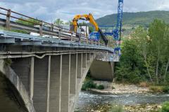 Continuano i lavori al ponte di Rosano. Lunedì 19 luglio 2021