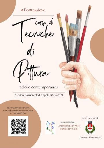 Pontassieve 2023. Corso di tecniche di pittura a olio. Associazione Colori del Levante Fiorentino