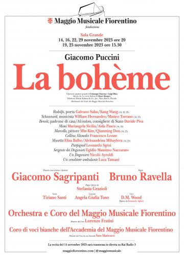 29 novembre 2023 La Boheme di Puccini al Teatro del Maggio gratis per i residenti a Pontassieve