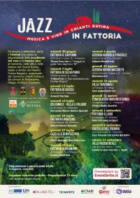Jazz in Fattoria: in arrivo la quarta edizione del Festival che unisce jazz e vino. Pontassieve 30 giugno - 23 settembre 2023