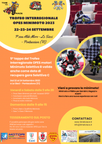 Pontassieve, Minimoto 2023. Trofeo Interregionale OPES motori