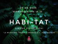 Habi-Tat Mostra di Simone Pieraccioni. Inaugurazione venerdì 29 settembre 2023 Le Muratine in  Piazza Vittorio Emanuele II Pontassieve