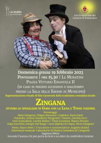 La Zingana. Domenica 19 febbraio 2023 a “Le Muratine” Piazza Vittorio Emanuele II Pontassieve